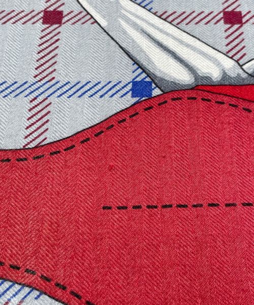 HERMES（エルメス）HERMES (エルメス) カレ140 ボルドー サイズ:140の古着・服飾アイテム