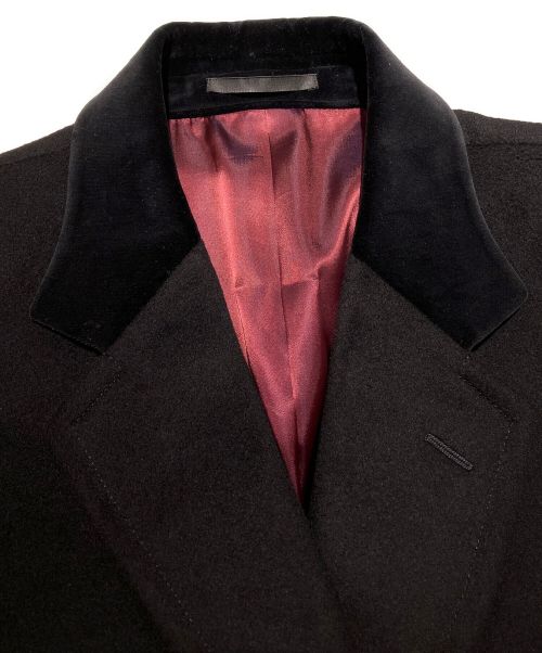 GUCCI（グッチ）GUCCI (グッチ) カシミヤチェスターコート ブラック サイズ:52の古着・服飾アイテム