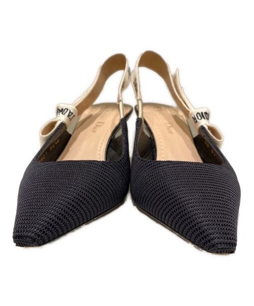 Christian Dior（クリスチャン ディオール）Christian Dior (クリスチャン ディオール) J'ADIOR スリングバック パンプス ブラック サイズ:35 1/2の古着・服飾アイテム