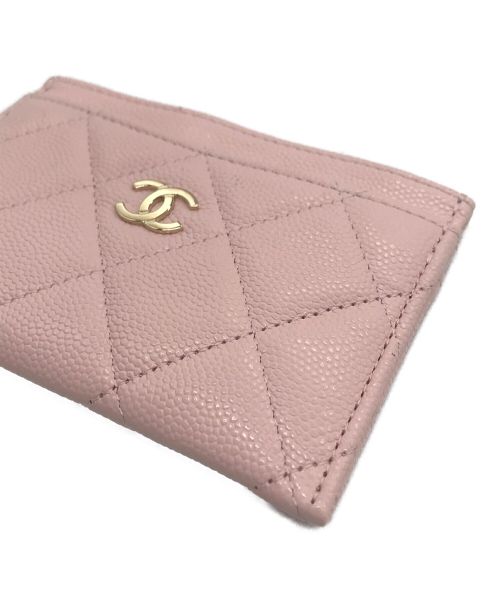 CHANEL（シャネル）CHANEL (シャネル) マトラッセロゴパスケース ピンクの古着・服飾アイテム