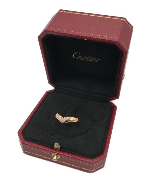 Cartier（カルティエ）Cartier (カルティエ) ダイヤ付きリング サイズ:10号の古着・服飾アイテム