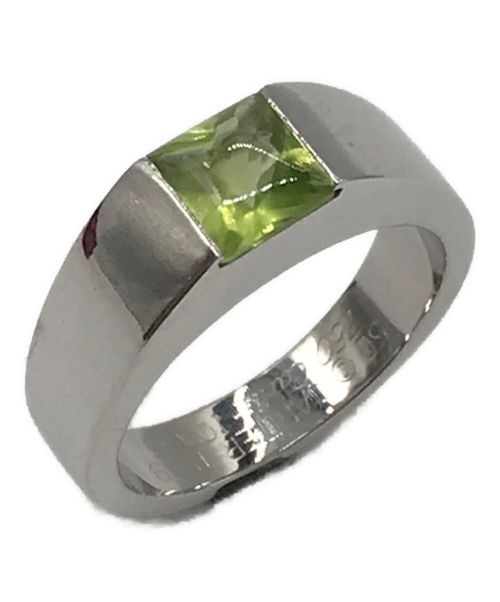 Cartier（カルティエ）Cartier (カルティエ) K18WGストーン付リング サイズ:10号の古着・服飾アイテム