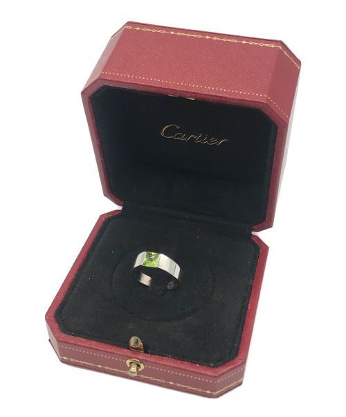 Cartier（カルティエ）Cartier (カルティエ) K18WGストーン付リング サイズ:10号の古着・服飾アイテム