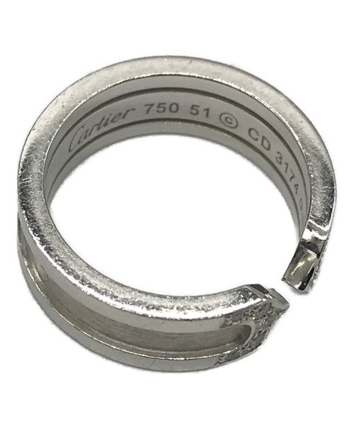 Cartier（カルティエ）Cartier (カルティエ) C2ダイヤ付きリング サイズ:11号の古着・服飾アイテム