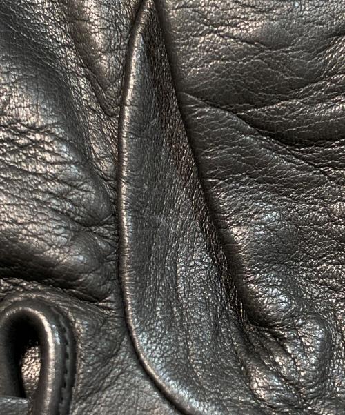 HERMES（エルメス）HERMES (エルメス) ケリーレザーグローブ ブラック サイズ:8の古着・服飾アイテム