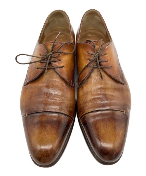Berluti（ベルルッティ）Berluti (ベルルッティ) キャップトゥドレスシューズ ブラウン サイズ:6 1/2の古着・服飾アイテム
