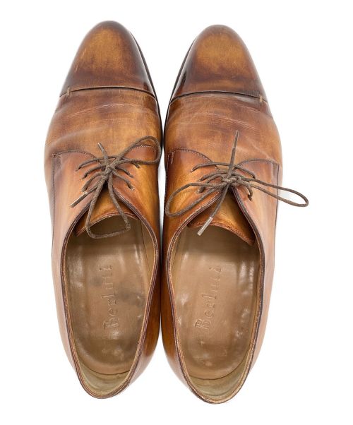Berluti（ベルルッティ）Berluti (ベルルッティ) キャップトゥドレスシューズ ブラウン サイズ:6 1/2の古着・服飾アイテム