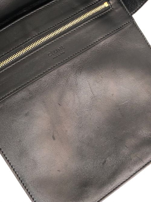 CELINE（セリーヌ）CELINE (セリーヌ) パイソン切替トートバッグ レッド×ブラック サイズ:-の古着・服飾アイテム