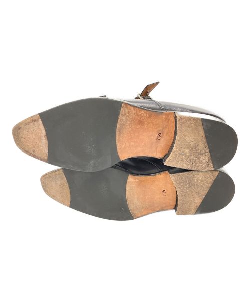 Berluti（ベルルッティ）Berluti (ベルルッティ) ダブルモンクトラップレザーシューズ ネイビー サイズ:7 1/2の古着・服飾アイテム