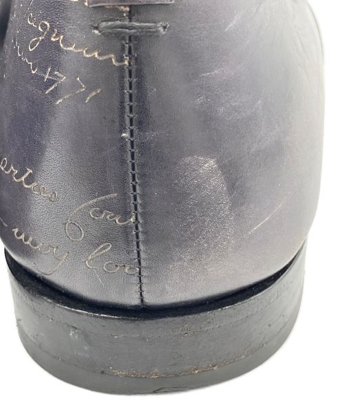 Berluti（ベルルッティ）Berluti (ベルルッティ) ダブルモンクトラップレザーシューズ ネイビー サイズ:7 1/2の古着・服飾アイテム