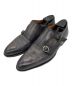 Berluti（ベルルッティ）の古着「ダブルモンクトラップレザーシューズ」｜ネイビー
