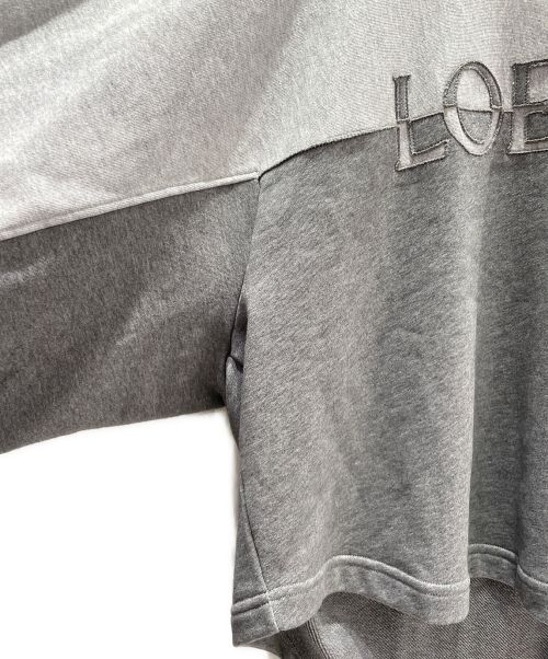 LOEWE（ロエベ）LOEWE (ロエベ) コットンボリュームスウェットシャツ グレー サイズ:Ｓの古着・服飾アイテム