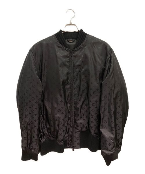 LOUIS VUITTON（ルイ ヴィトン）LOUIS VUITTON (ルイ ヴィトン) リバーシブルレザージャケット ブラック サイズ:52の古着・服飾アイテム