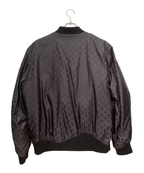 LOUIS VUITTON（ルイ ヴィトン）LOUIS VUITTON (ルイ ヴィトン) リバーシブルレザージャケット ブラック サイズ:52の古着・服飾アイテム