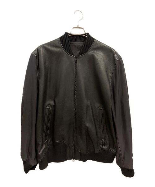LOUIS VUITTON（ルイ ヴィトン）LOUIS VUITTON (ルイ ヴィトン) リバーシブルレザージャケット ブラック サイズ:52の古着・服飾アイテム