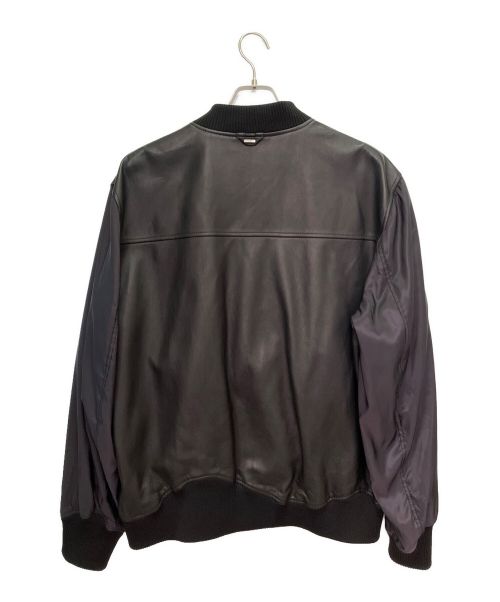 LOUIS VUITTON（ルイ ヴィトン）LOUIS VUITTON (ルイ ヴィトン) リバーシブルレザージャケット ブラック サイズ:52の古着・服飾アイテム