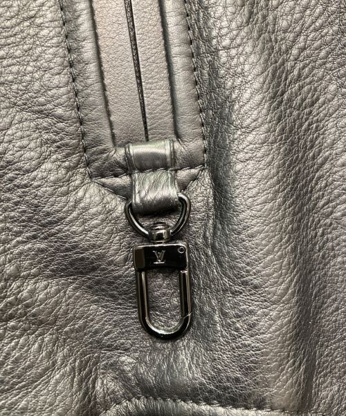 LOUIS VUITTON（ルイ ヴィトン）LOUIS VUITTON (ルイ ヴィトン) リバーシブルレザージャケット ブラック サイズ:52の古着・服飾アイテム