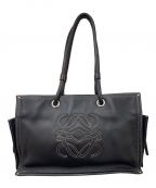 LOEWEロエベ）の古着「レザーハンドバッグ」｜ブラック