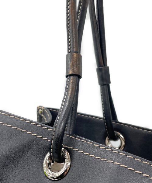 LOEWE（ロエベ）LOEWE (ロエベ) レザーハンドバッグ ブラック サイズ:-の古着・服飾アイテム
