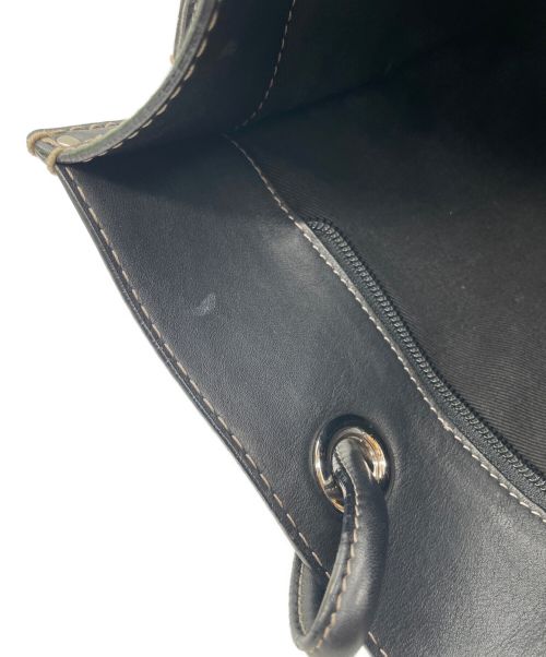 LOEWE（ロエベ）LOEWE (ロエベ) レザーハンドバッグ ブラック サイズ:-の古着・服飾アイテム