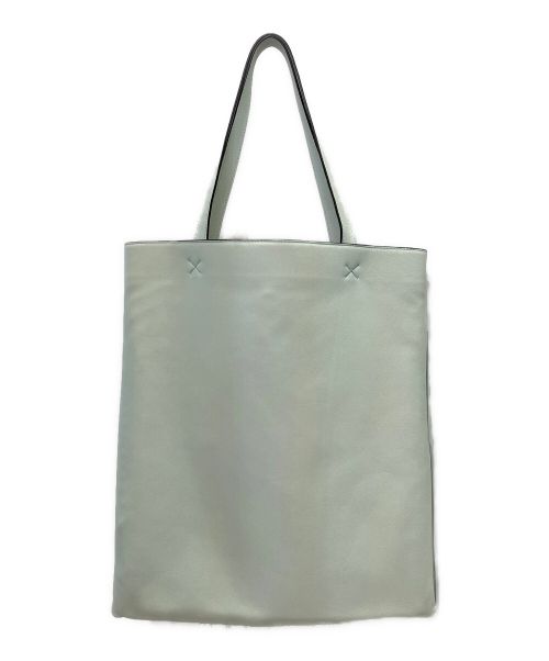 LOEWE（ロエベ）LOEWE (ロエベ) Vertical Tote Fringe Paula Bag ミントの古着・服飾アイテム