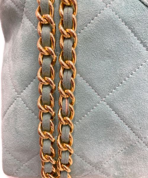 PRADA（プラダ）PRADA (プラダ) キルティングチェーンショルダーバッグ ミント サイズ:-の古着・服飾アイテム