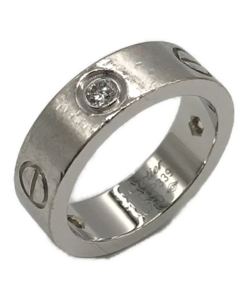Cartier（カルティエ）Cartier (カルティエ) ラブリングハーフダイヤ サイズ:11号の古着・服飾アイテム