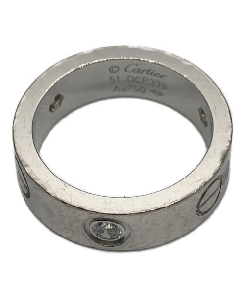 Cartier（カルティエ）Cartier (カルティエ) ラブリングハーフダイヤ サイズ:11号の古着・服飾アイテム