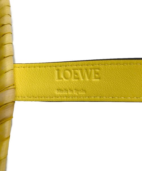 LOEWE（ロエベ）LOEWE (ロエベ) バスケットバッグ スモール ベージュ×イエローの古着・服飾アイテム