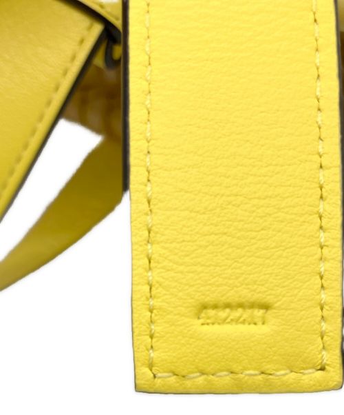 LOEWE（ロエベ）LOEWE (ロエベ) バスケットバッグ スモール ベージュ×イエローの古着・服飾アイテム