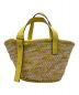 LOEWE (ロエベ) バスケットバッグ スモール ベージュ×イエロー：49800円