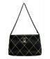 CHANEL (シャネル) ワイルドステッチチェーンポーチ ブラック×ライムグリーン サイズ:-：178000円