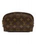 LOUIS VUITTON（ルイ ヴィトン）の古着「コスメポーチ」｜ブラウン