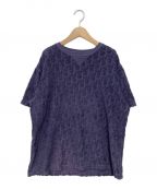 Diorディオール）の古着「オブリークパイルTシャツ」｜インディゴ