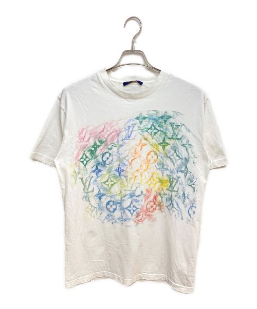 LOUIS VUITTON（ルイ ヴィトン）LOUIS VUITTON (ルイ ヴィトン) 21SS パステルモノグラムプリントTシャツ ホワイト サイズ:Lの古着・服飾アイテム