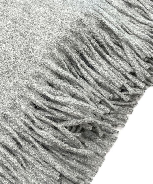 HERMES（エルメス）HERMES (エルメス) 大判ブランケット ライトグレーの古着・服飾アイテム