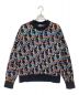 Christian Dior（クリスチャン ディオール）の古着「21AW オブリークウールジャガードニットセーター」｜ブラック