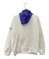 Christian Dior (クリスチャン ディオール) 21SS トロッター柄フード ハーフジップパーカー ホワイト×パープル サイズ:L：54800円