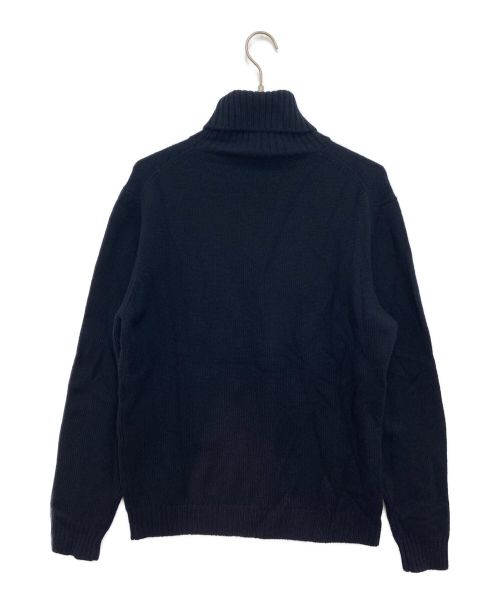 FENDI（フェンディ）FENDI (フェンディ) FFカシミヤタートルニット ネイビー サイズ:52の古着・服飾アイテム
