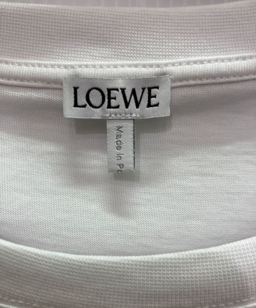 LOEWE（ロエベ）LOEWE (ロエベ) アナグラムTシャツ ホワイト サイズ:XLの古着・服飾アイテム