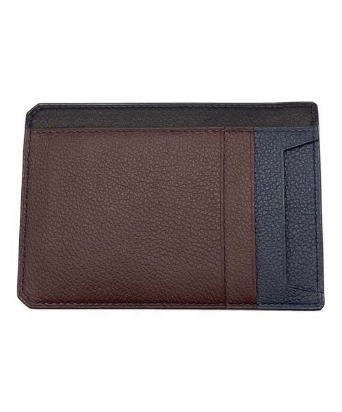 HERMES（エルメス）HERMES (エルメス) シティ8CCカードケース ブラック×ネイビーの古着・服飾アイテム