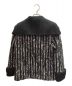 GUCCI (グッチ) ウールモヘアカーディガン ブラック×ホワイト サイズ:Ｓ：42800円