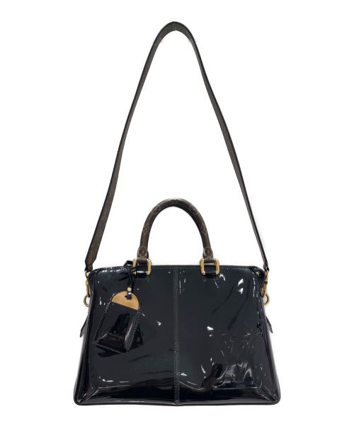 LOUIS VUITTON（ルイ ヴィトン）LOUIS VUITTON (ルイ ヴィトン) トート・ミロワール ブラック×ブラウン サイズ:-の古着・服飾アイテム