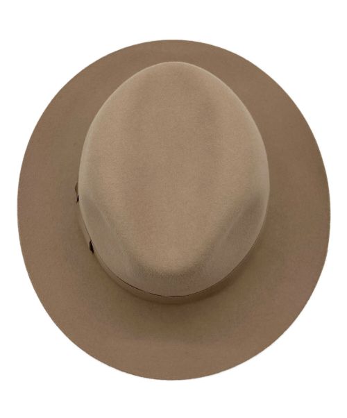HERMES（エルメス）HERMES (エルメス) 中折れハット ライトグレーの古着・服飾アイテム