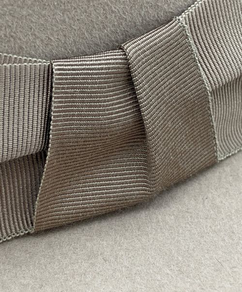 HERMES（エルメス）HERMES (エルメス) 中折れハット ライトグレーの古着・服飾アイテム