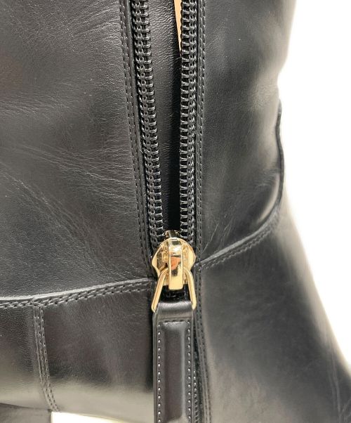 CHANEL（シャネル）CHANEL (シャネル) ココマークヒールブーツ ブラック サイズ:36cの古着・服飾アイテム