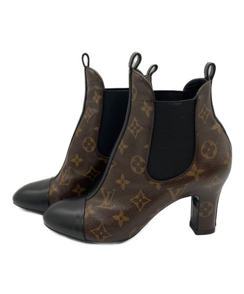 LOUIS VUITTON（ルイ ヴィトン）LOUIS VUITTON (ルイ ヴィトン) モノグラムサイドゴアブーツ ブラウン サイズ:36の古着・服飾アイテム
