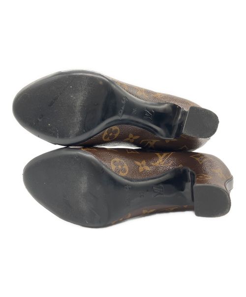 LOUIS VUITTON（ルイ ヴィトン）LOUIS VUITTON (ルイ ヴィトン) モノグラムサイドゴアブーツ ブラウン サイズ:36の古着・服飾アイテム