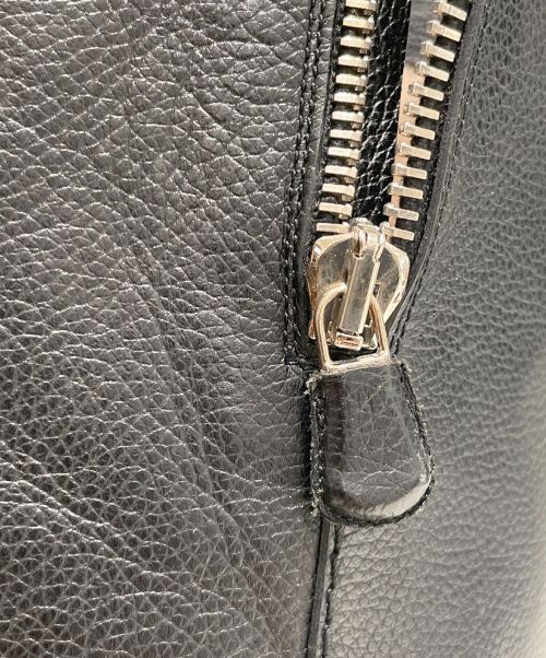 CHANEL（シャネル）CHANEL (シャネル) バッグロゴレザーロングブーツ ブラック サイズ:36 1/2 cの古着・服飾アイテム