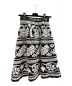 CHANEL (シャネル) ノルディックウエストロゴスカート ホワイト×ブラック サイズ:36：128000円